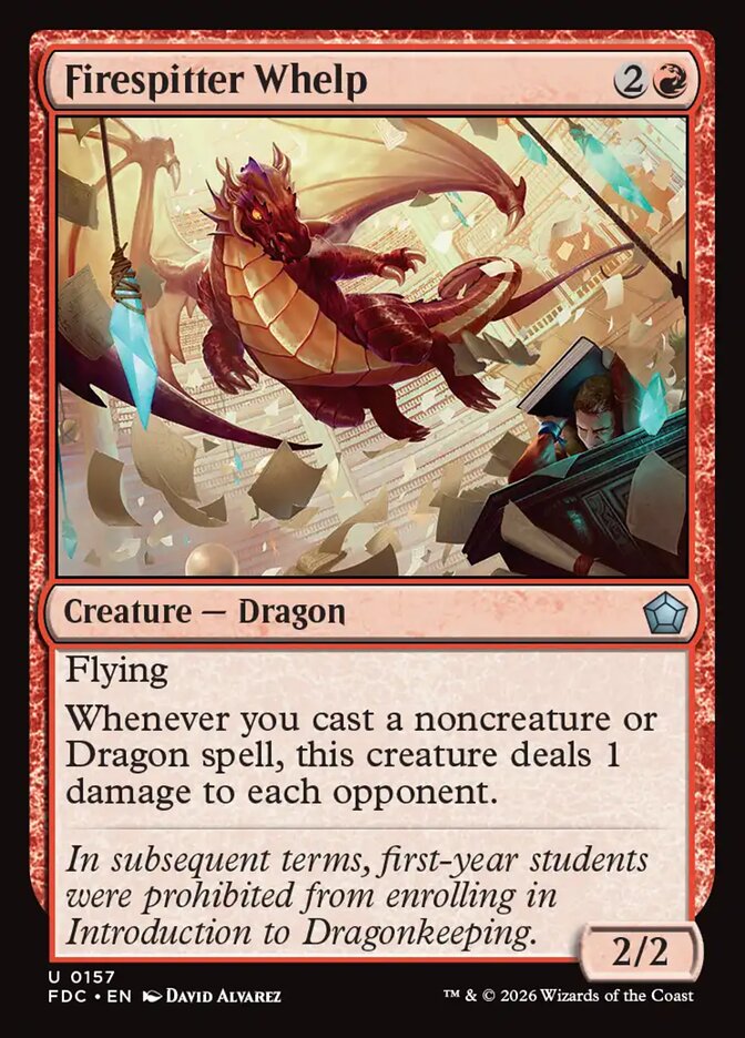 Firespitter Whelp (157) - Foundations Commander (FDC)
