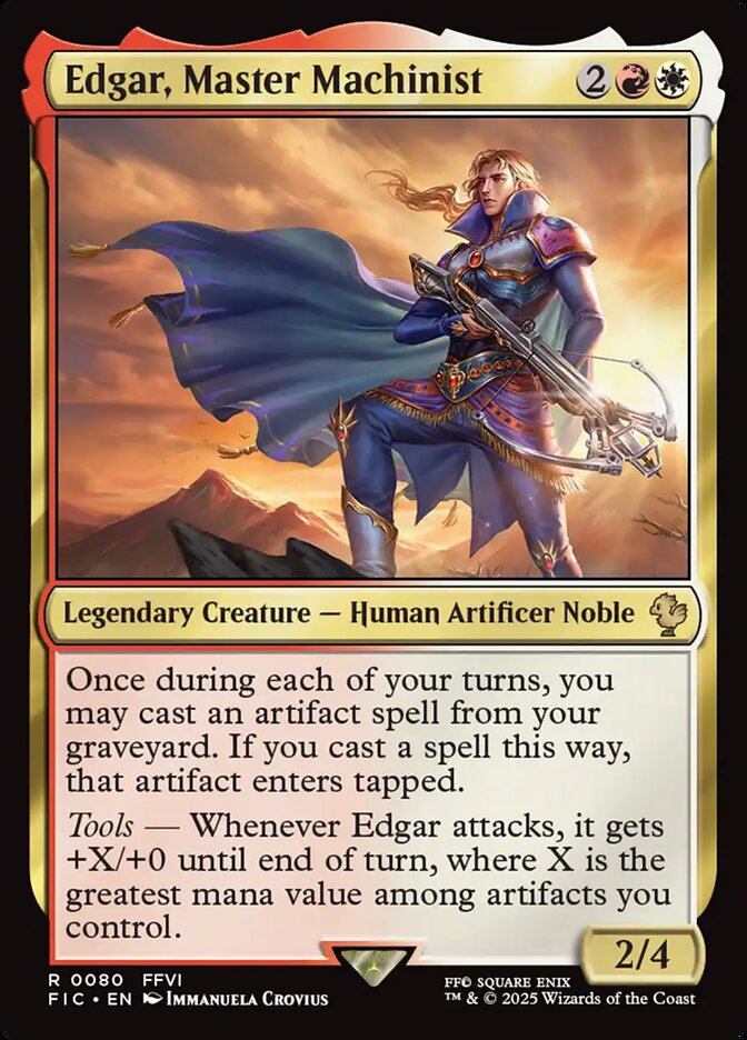 Edgar, Master Machinist (80) - Final Fantasy Commander (FIC)