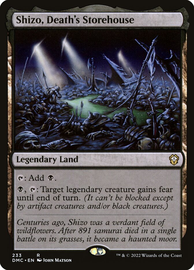 Shizo, Death's Storehouse (233) - Dominaria United Commander (DMC)