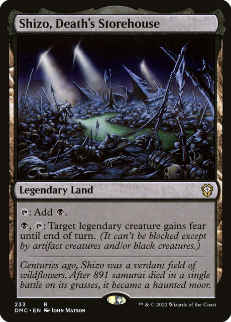 Shizo, Death's Storehouse (233) - Dominaria United Commander (DMC)