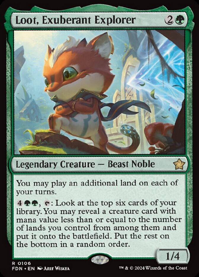 Loot, Exuberant Explorer - [Foil] Foundations (FDN)