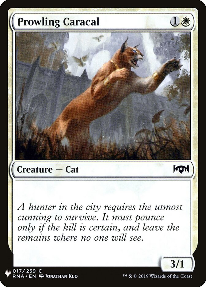 Prowling Caracal (RNA-17) - The List (PLST)