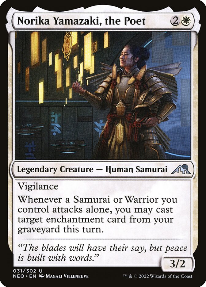 Norika Yamazaki, the Poet (31) - Kamigawa: Neon Dynasty (NEO)