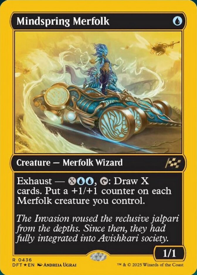 Mindspring Merfolk - [First Place Foil] Aetherdrift (DFT)