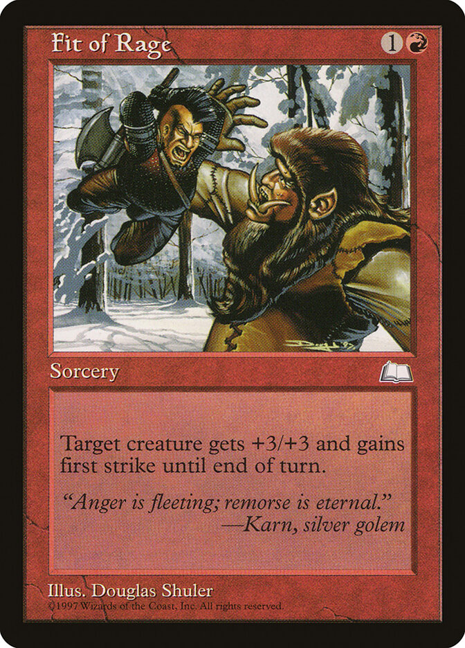 Fit of Rage (102) - Weatherlight (WTH)