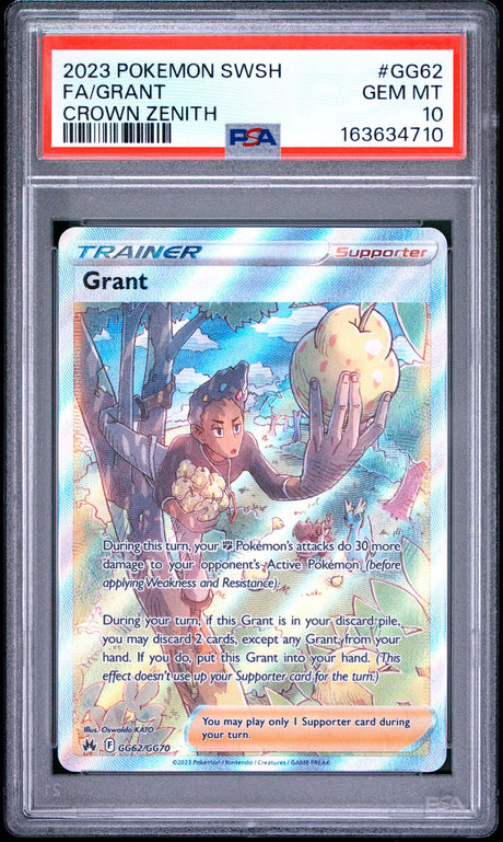 FA/Grant #GG62 - [PSA Graded 10] Crown Zenith - Front