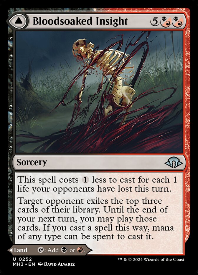 Bloodsoaked Insight // Sanguine Morass - Modern Horizons 3 (MH3)