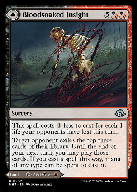 Bloodsoaked Insight // Sanguine Morass (252) - Modern Horizons 3 (MH3)