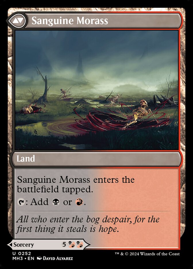 Bloodsoaked Insight // Sanguine Morass (252) - Modern Horizons 3 (MH3)