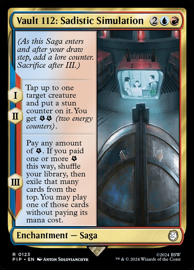 Vault 112: Sadistic Simulation - [Foil] Fallout (PIP)