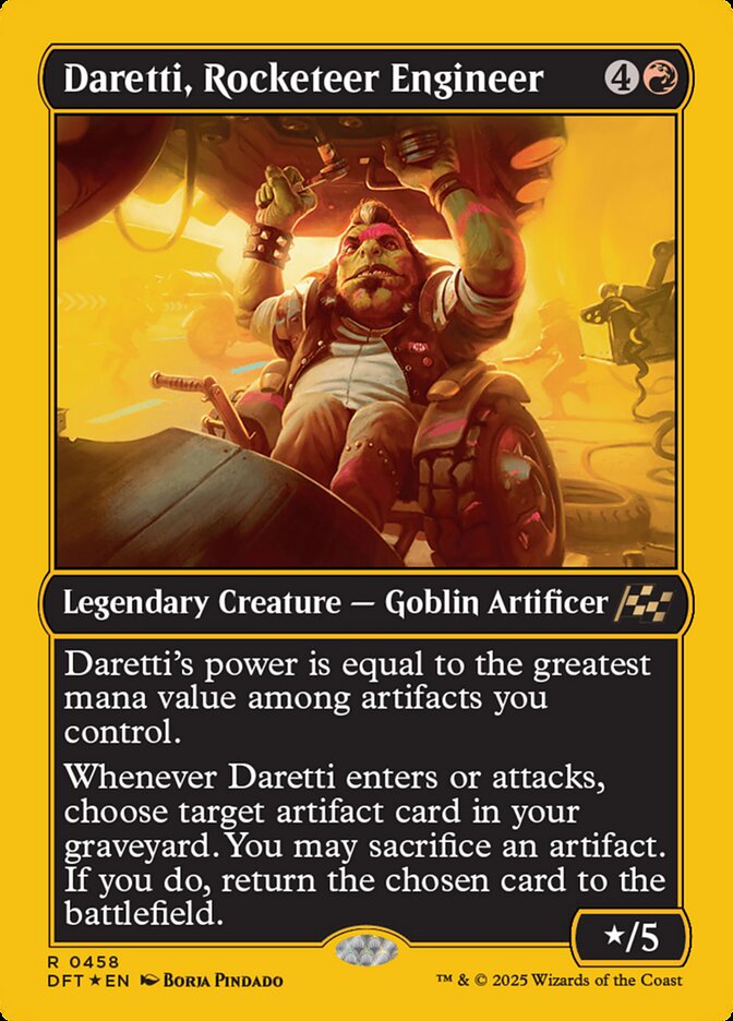 Daretti, Rocketeer Engineer - [First Place Foil] Aetherdrift (DFT)