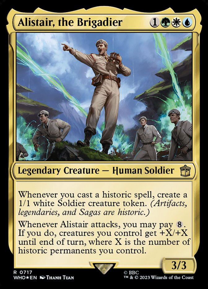 Alistair, the Brigadier (717) - Doctor Who (WHO)
