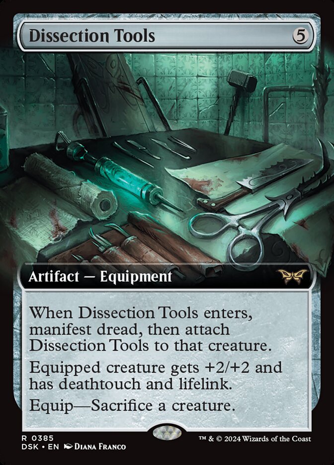 Dissection Tools - [Foil, Extended Art] Duskmourn: House of Horror (DSK)