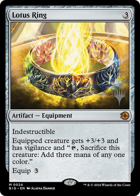 Lotus Ring (24p) - The Big Score Promos (PBIG)