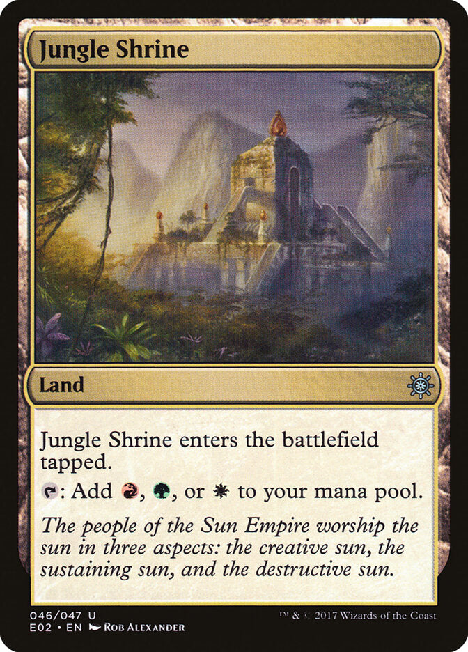 Jungle Shrine (46) - Explorers of Ixalan (E02)