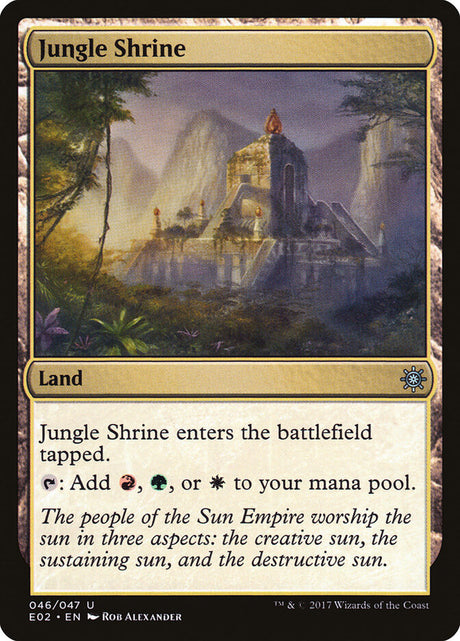Jungle Shrine (46) - Explorers of Ixalan (E02)