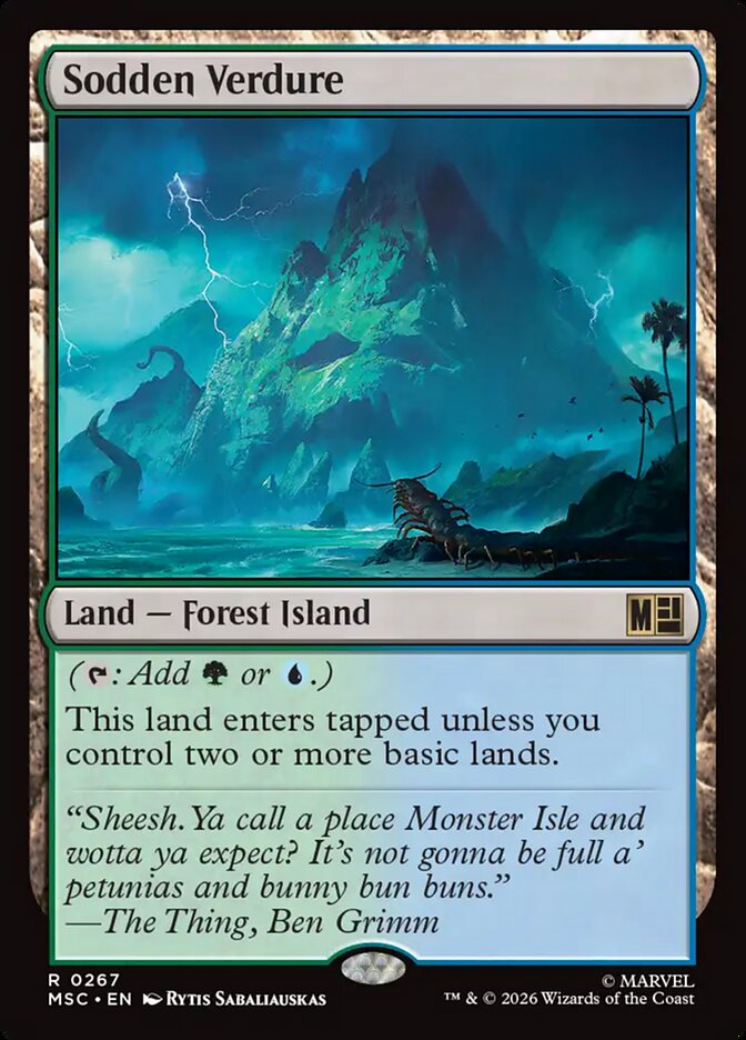 Sodden Verdure (267) - Marvel Super Heroes Commander (MSC)