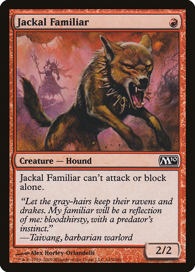Jackal Familiar (143) - Magic 2010 (M10)