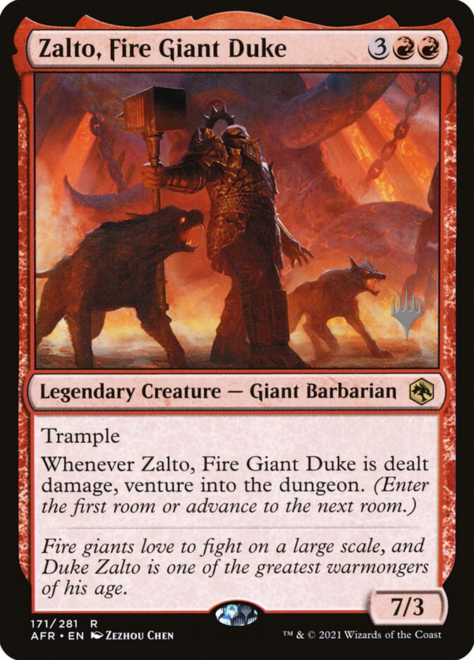 Zalto, Fire Giant Duke (171p) - Adventures in the Forgotten Realms Promos (PAFR)
