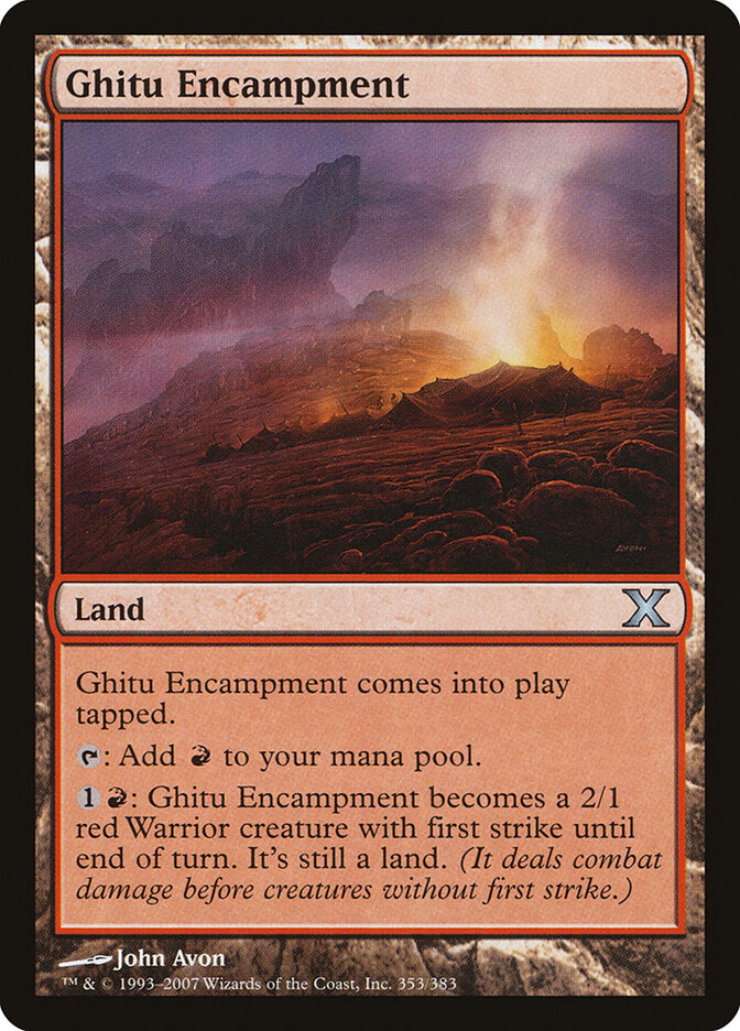 Ghitu Encampment (353) - Tenth Edition (10E)