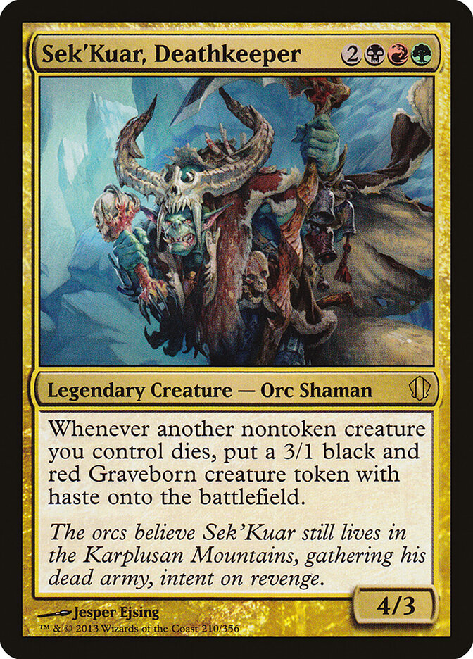 Sek'Kuar, Deathkeeper (210) - Commander 2013 (C13)