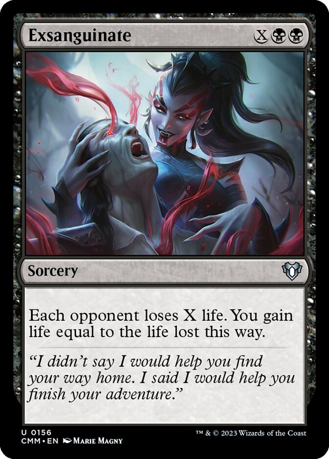 Exsanguinate (156) - Commander Masters (CMM)