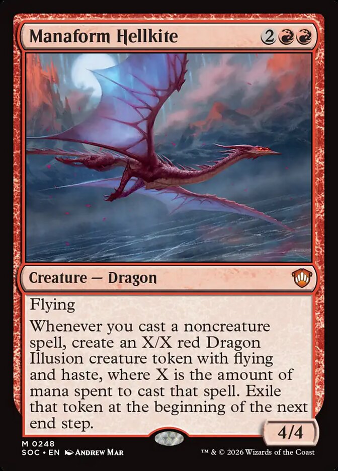 Manaform Hellkite (248) - Secrets of Strixhaven Commander (SOC)