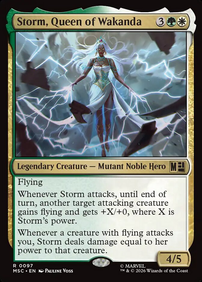 Storm, Queen of Wakanda (97) - Marvel Super Heroes Commander (MSC)