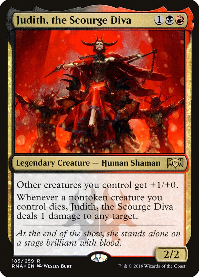 Judith, the Scourge Diva (185) - Ravnica Allegiance (RNA)