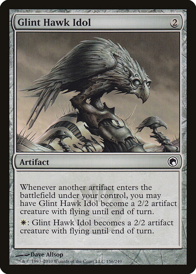 Glint Hawk Idol (156) - Scars of Mirrodin (SOM)