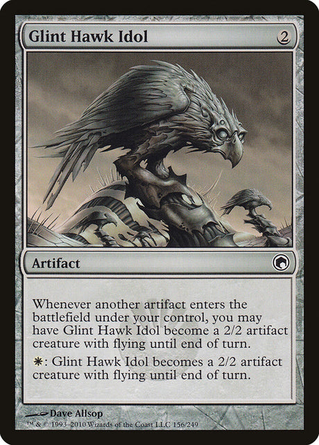 Glint Hawk Idol (156) - Scars of Mirrodin (SOM)