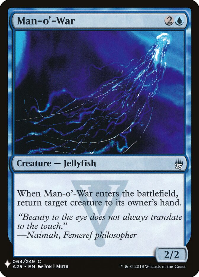 Man-o'-War (A25-64) - The List (PLST)