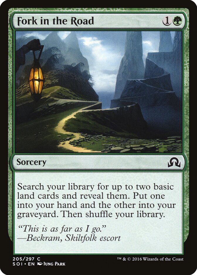 Fork in the Road (205) - Shadows over Innistrad (SOI)