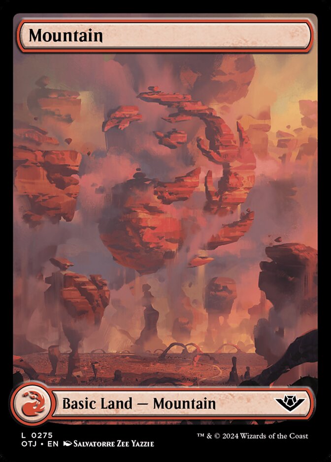 Mountain (275) - [Full Art] Outlaws of Thunder Junction (OTJ)