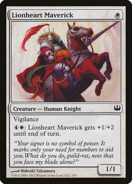 Lionheart Maverick (3) - Duel Decks: Knights vs. Dragons (DDG)