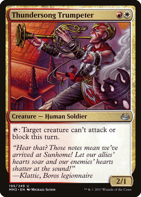 Thundersong Trumpeter (195) - Modern Masters 2017 (MM3)
