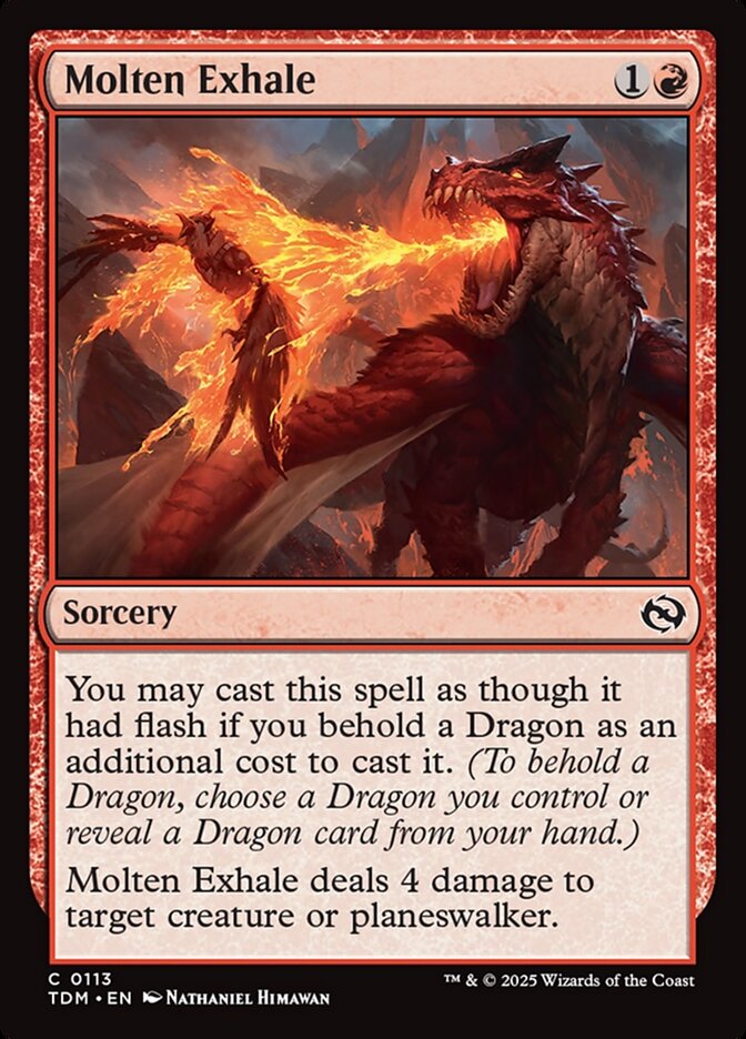 Molten Exhale (113) - Tarkir: Dragonstorm (TDM)