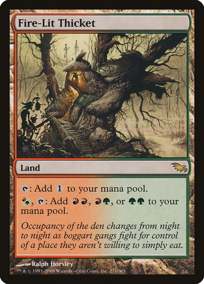 Fire-Lit Thicket (271) - Shadowmoor (SHM)