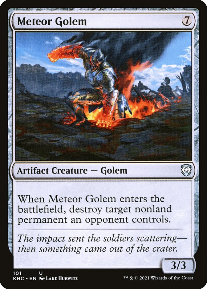Meteor Golem (101) - Kaldheim Commander (KHC)