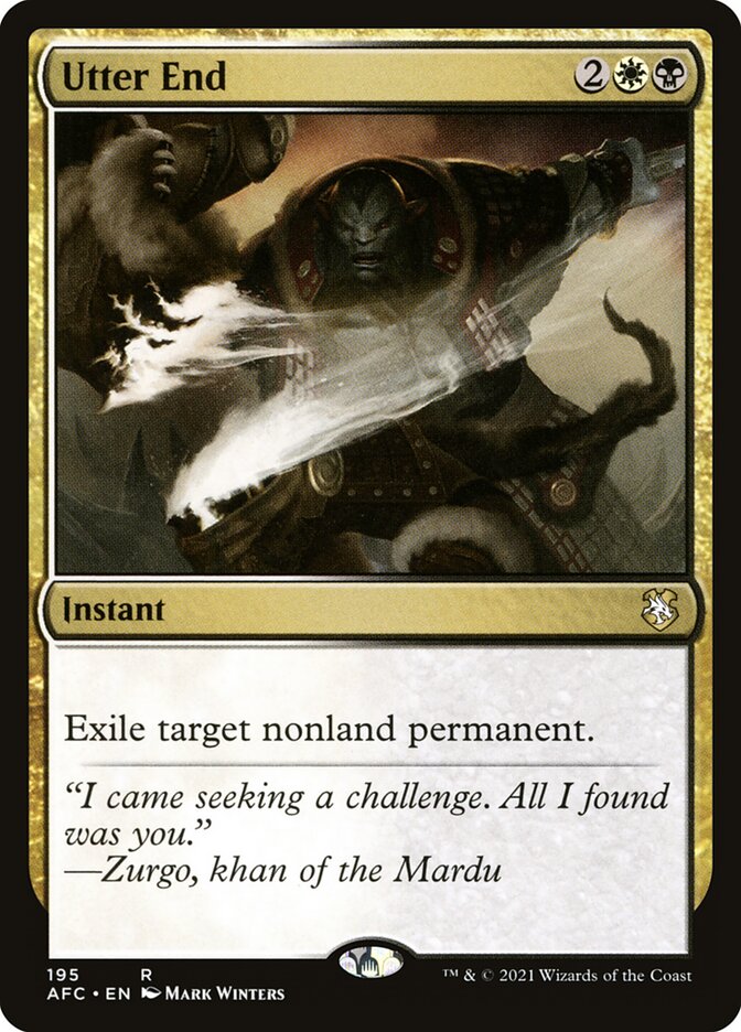 Utter End (195) - Forgotten Realms Commander (AFC)