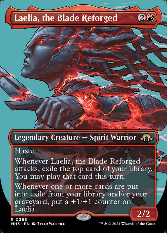 Laelia, the Blade Reforged - [Foil, Borderless] Modern Horizons 3 (MH3)