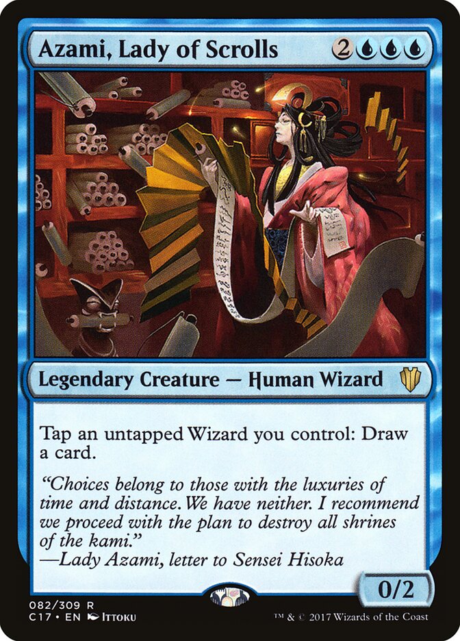 Azami, Lady of Scrolls (82) - Commander 2017 (C17)