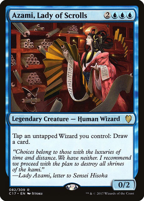Azami, Lady of Scrolls (82) - Commander 2017 (C17)