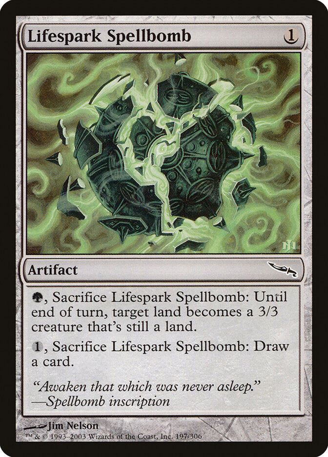Lifespark Spellbomb (197) - Mirrodin (MRD)