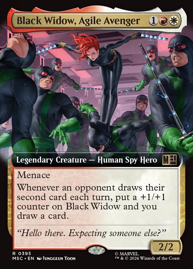 Black Widow, Agile Avenger (395) - Marvel Super Heroes Commander (MSC)