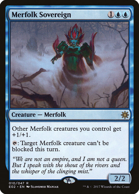 Merfolk Sovereign (10) - Explorers of Ixalan (E02)