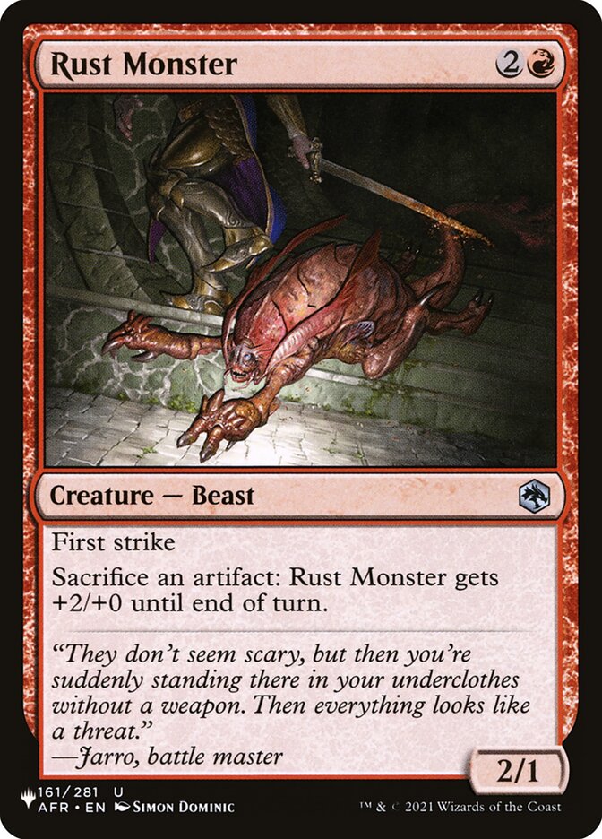 Rust Monster (AFR-161) - The List (PLST)