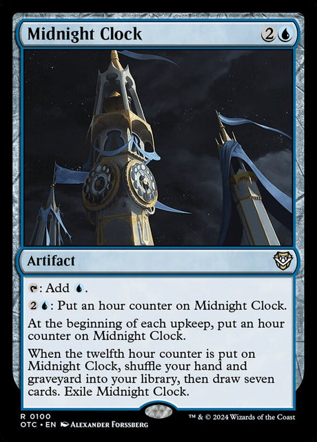 Midnight Clock (100) - Outlaws of Thunder Junction Commander (OTC)