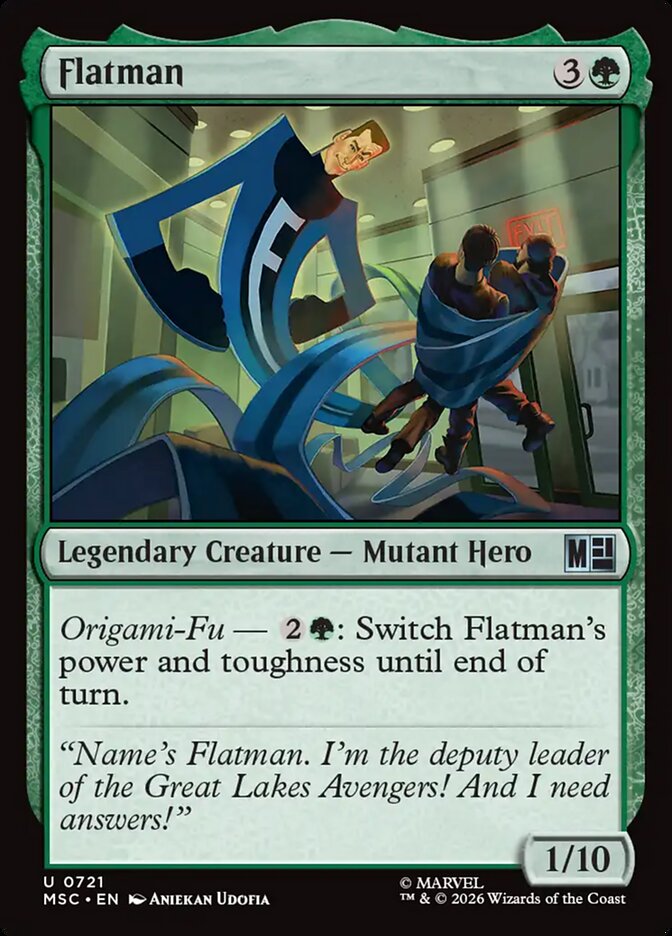 Flatman (721) - Marvel Super Heroes Commander (MSC)
