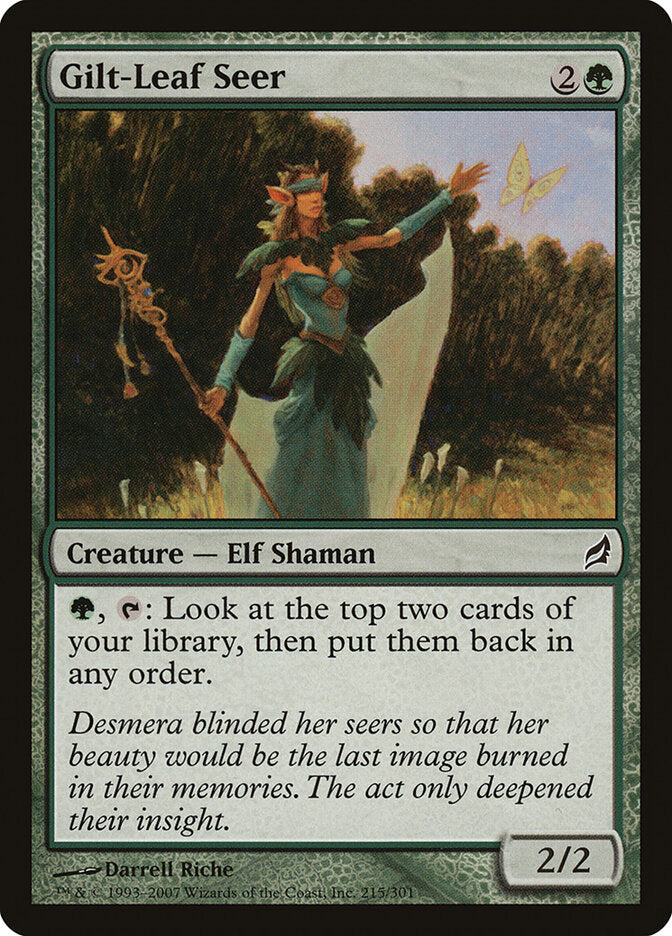 Gilt-Leaf Seer (215) - Lorwyn (LRW)